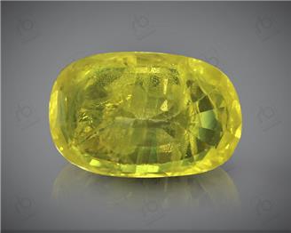 Natural Heated & Treated Yellow Sapphire Certified 3.48 CTS (DIN 86172 )